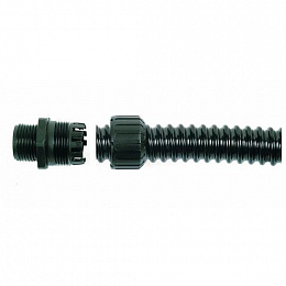 RF16/M16/A/BL Фитинг RF, прямой, нейлон, черный, резьба M16, Ø16, RF16/M16/A/BL, (1упак-10 шт) ABB. Вид 1