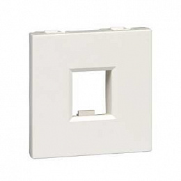 Лицевая плата 2мод 1xkeystone (RAL9010) W45 Systeme Electric. Вид 1