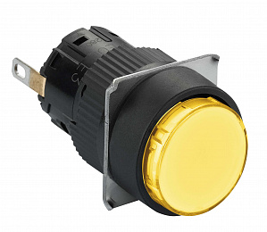 Сигнальн. лампа, 16 мм, желтая, круг. Schneider Electric. Вид 1