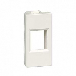 Лицевая плата 1мод 1xkeystone (RAL9010) W45 Systeme Electric. Вид 1