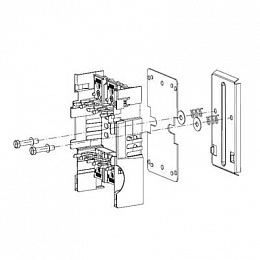 NOR  XLP00 пруж. защелка для установки на сдвоенной DIN рейке ABB. Вид 1