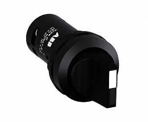 C3SS1-10B-11 Переключатель 3-х позиционный черный 1НО+1НЗ с фиксацией ABB. Вид 1