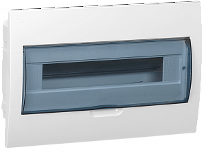 ЩРВ-П-18 Бокс 18модулей встраиваемый пластиковый IP41 ИЭК. Вид 1