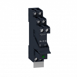 Комплект из реле, колодки, скобы, маркировки, варистора, 16А, ~230В Schneider Electric. Вид 1