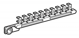Лента маркировки наборной цифра "3" (10 шт) Schneider Electric. Вид 1
