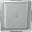 Центральная плата для вывода кабеля, sd (сталь) Merten Schneider Electric. Вид 1.