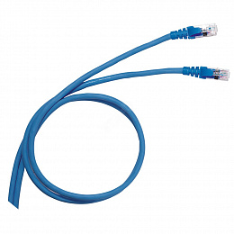 Патч-корд RJ45 F/UTP 2м. кат.6 синий Legrand. Вид 1