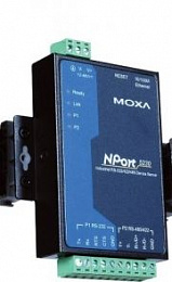 Ethernet сервер устройств, 1xRS-232, 1xRS-422/485 MOXA. Вид 1