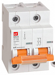 BKH Автоматический выключатель 2-полюсный, 80А, 10кА (хар-ка C) LSis. Вид 1