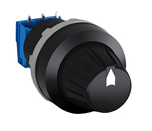 MT-150B Потенциометр в сборе 50 кОм кольцо (черный пластик) ABB. Вид 1