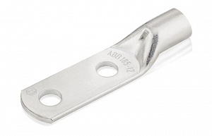 Наконечник каб. spec-kon, прямой, с 2-мя отверстиямимедь луженая, серый, 185x12мм, 185m12-2, 20 шт. ABB. Вид 1