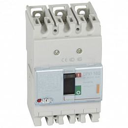 DPX3 160 Термо-магнитный 3-полюсный автомат 80А, 25kA Legrand. Вид 1