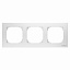 8573.1 BL Рамка 3-постовая, базовая (альпийский белый) SKY ABB. Вид 1.
