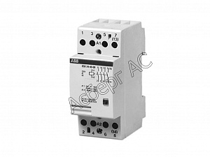 ESB-24-22 Модульный контактор 24А 2НО+2НЗ 24B AC/DC ABB. Вид 1