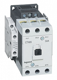 CTX3 Контактор 3х-полюсный 50A, 2НО+2НЗ, 230В АС Legrand. Вид 1