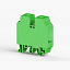 AVK 35 RD Клеммник на DIN-рейку 35мм² (зелёный) Klemsan. Вид 1.