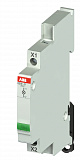 E219-D Индикаторная лампа зеленая на DIN-рейку со светодиодом 115-220В AC ABB
