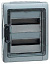 Бокс настенного монтажа серый на 24 мод. (с пр. дверцей, в бок) IP65 Legrand. Вид 1.