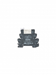 Реле интерфейсное с колодкой, винт. заж., 1CO, 6A, 230VAC/DC, LED, W=6.2mm Shenler. Вид 1