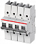 S804S UC B25 R Автоматический выключатель 4-полюсный, 25А, Icu=50kA (хар-ка B) ABB. Вид 1.