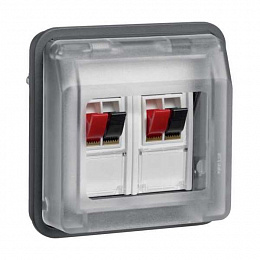 Розетка для громкоговорителя (серый) W.1 Berker. Вид 1