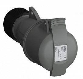 Розетка кабельная easy&safe 432ec3,32а,3p+n+e,ip44,3ч ABB. Вид 1