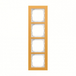 1724-225 Рамка 4-постовая, Axcent, стекло, солнечный свет ABB. Вид 1