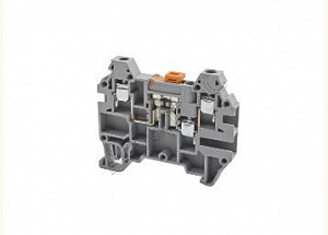 ASK 2 S Клеммник на DIN-рейку 6мм² под предохранители 5х20 и 5х25 (серый) Klemsan. Вид 1