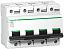 C120H 4P 100A Автоматический выключатель 4-полюсный, 100А, 15кА (хар-ка C) Schneider Electric. Вид 1.