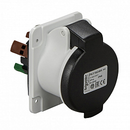 Розетка панельная бстр 16а 3P-N-E 480-500 IP44 Schneider Electric. Вид 1