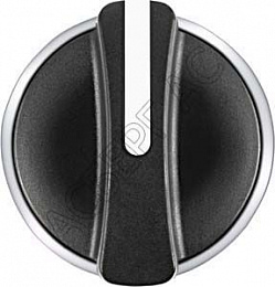 Переключатель 3-х позиционный Ø22 2НО с возвратом (чёрный) Schneider Electric. Вид 1