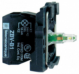 Корпус сигнальной лампы 24в zb5av18b3 Schneider Electric. Вид 1
