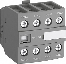 CA4-04N Контакт фронтальный 4НЗ для NF ABB. Вид 1