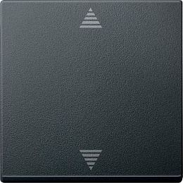 Сенсорная поверхность выкл. управления жалюзи, sm (антрацит) Merten Schneider Electric. Вид 1