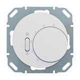 Терморегулятор для управления HVAC с накладкой (полярная белизна, глянцевый) R.1/R.3/R.classic Berker