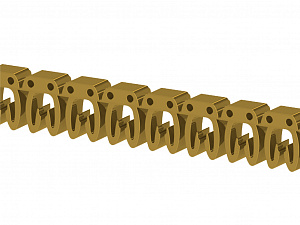 Маркировка кабеля KE1 (0,75.....1,5mm2) "(" (1уп.-200шт) Klemsan. Вид 1