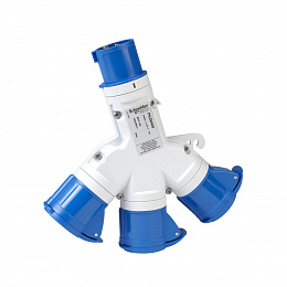 Двойной разветвитель 3 32a IP67380v 3ptn50 e Schneider Electric. Вид 1