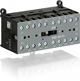 Миниконтактор реверсивный VB6A-30-10 9A (400В AC3) катушка 48В АС ABB. Вид 1