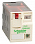 Промежуточное реле 4 ПК, со светодиодом, слаботочные контакты (=24B AC) Schneider Electric. Вид 1.
