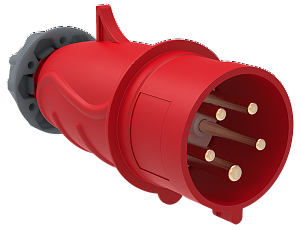 ССИ-015 Вилка переносная 16А-6ч/200/346-240/415В 3Р+РЕ+N IP44 MAGNUM ИЭК. Вид 1
