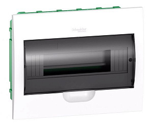 Бокс встраиваемый 1ряд/12 модулей с прозрачной дверью (с клеммами) IP40 EASY 9 Systeme Electric. Вид 1