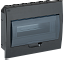 Корпус модульный пл. встр. ЩРВ-П-12 черный IP41 ИЭК. Вид 1.