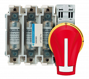 Ручки для фронтальных выносных рукояток ip65.красный/желтый Schneider Electric. Вид 1