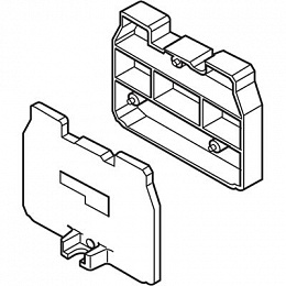ENT  Изолятор FEDB.L Торц. для DB2,5/...L ABB. Вид 1