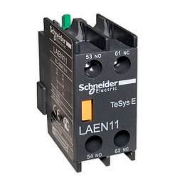 Контакт фронтальный 1НО+1НЗ для LC1E Schneider Electric. Вид 1