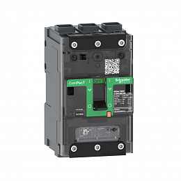 NSXm100N 50kATMD ELINK 63 Автоматический выключатель 3-полюсный, 63А, 50kA Schneider Electric. Вид 1