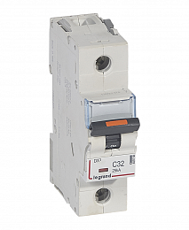 DX3 Автоматический выключатель 1-полюсный 32A 25kA (хар-ка C) Legrand. Вид 1