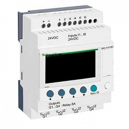 Компактное интеллектуальное реле 10вход/выход 24В DC ZELIO LOGIC Schneider Electric. Вид 1