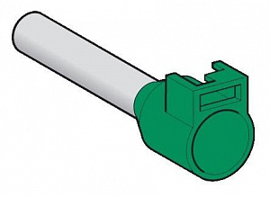 Наконечник с возможным крепл. маркировки AR1SC03 6мм2 зеленый Schneider Electric. Вид 1