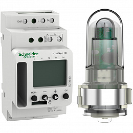 Суммеречный выключатель IC100kp+ 1С прогр.c улич.дат,1вых,под-ка BT модуля (excluded) Schneider Electric. Вид 1
